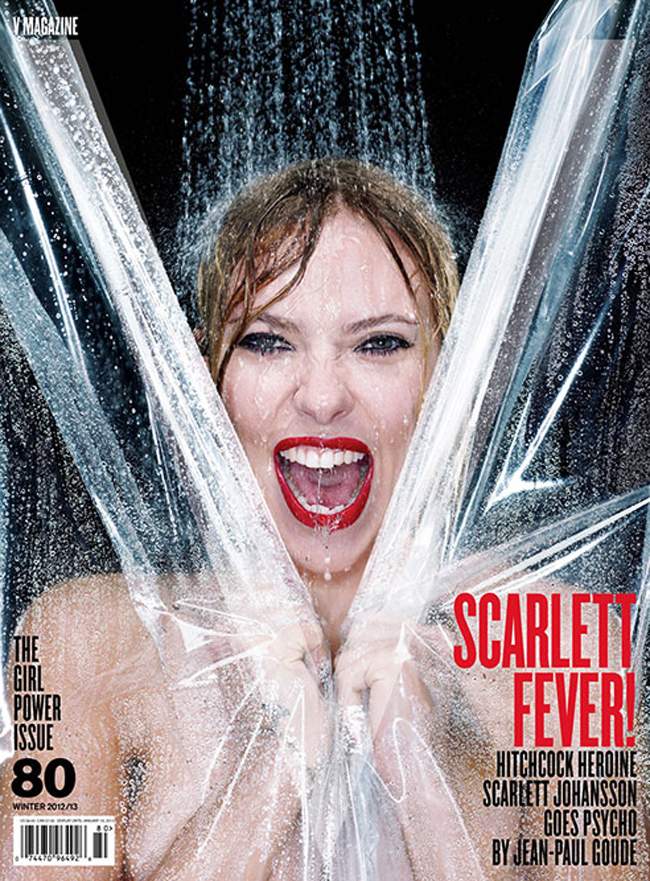 Scarlett Johansson dans PSYCHO pour V Magazine